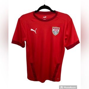 USA FC Puma red short sleeve with #9. Small